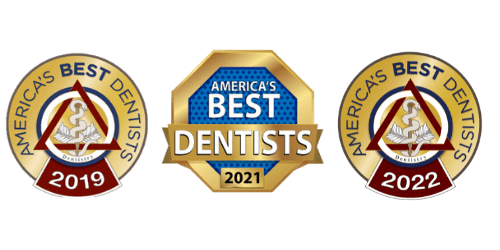 America's Best Dentist Award logo.